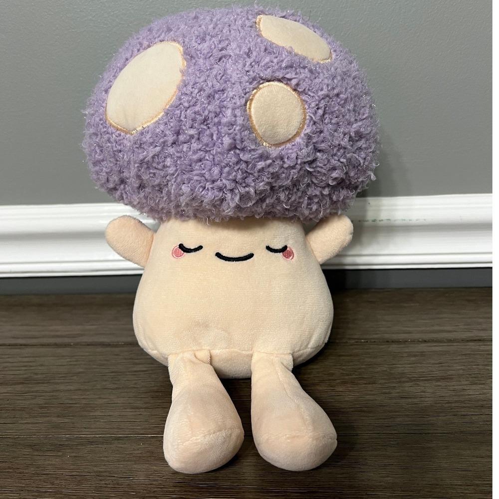 Kawaii Style Purple Mushroom Plush - Picture 1 of 5